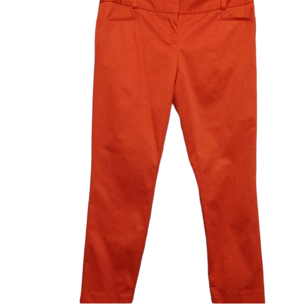 Orange Drew Fit Limited Ankle Pants sz 0